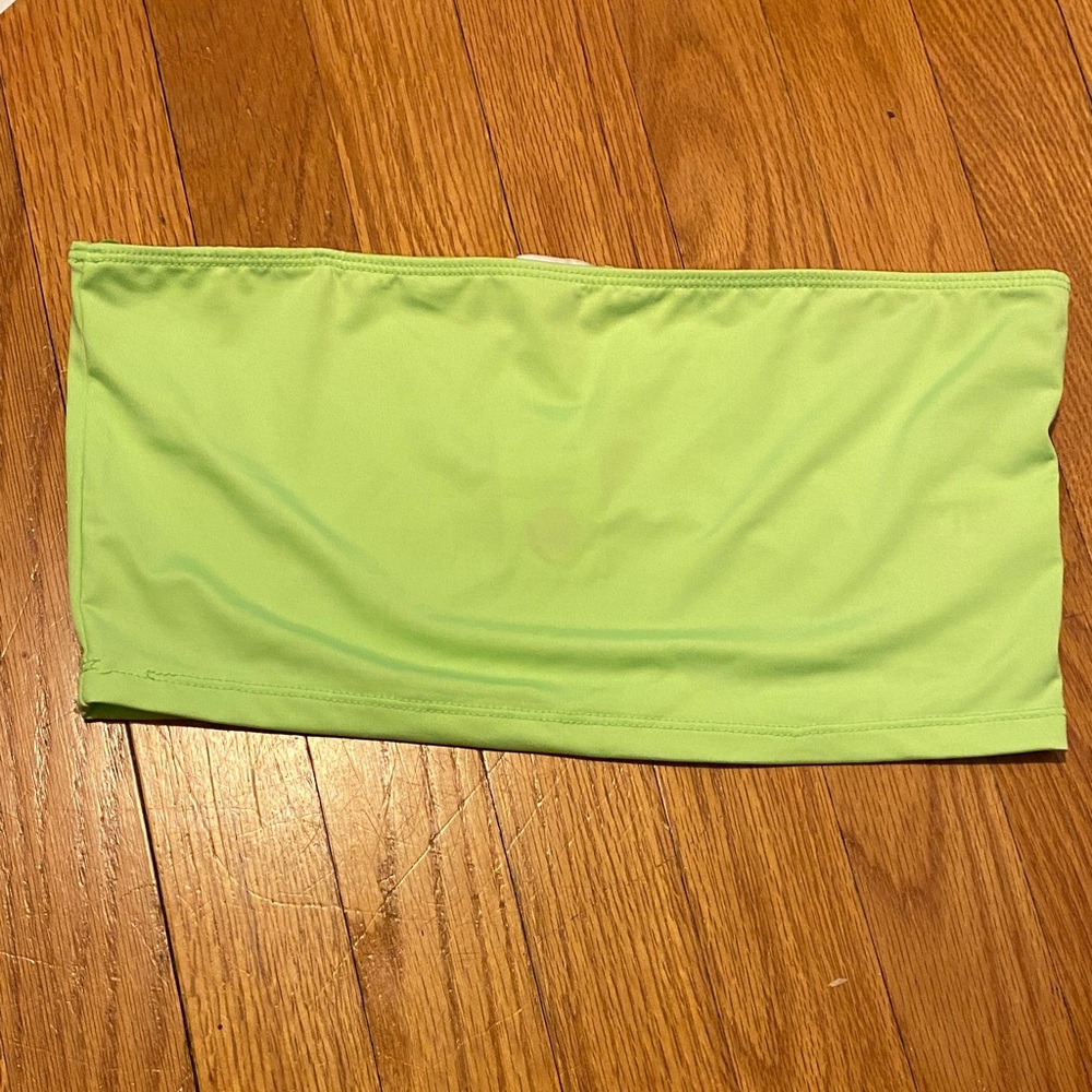 Lime Green Bandeau Top